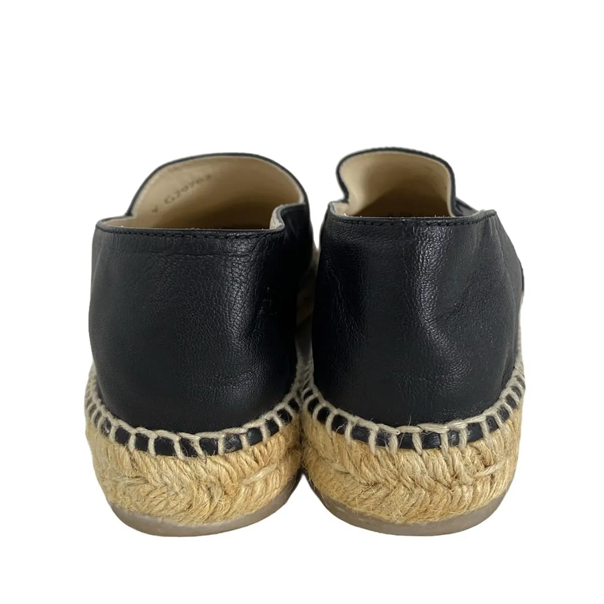 Chanel black espadrilles, size 39