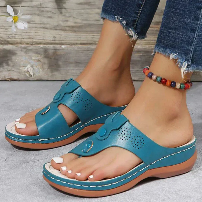 Orthopaedic Flip Flops Women's Comfortable Shoes Flip Flops