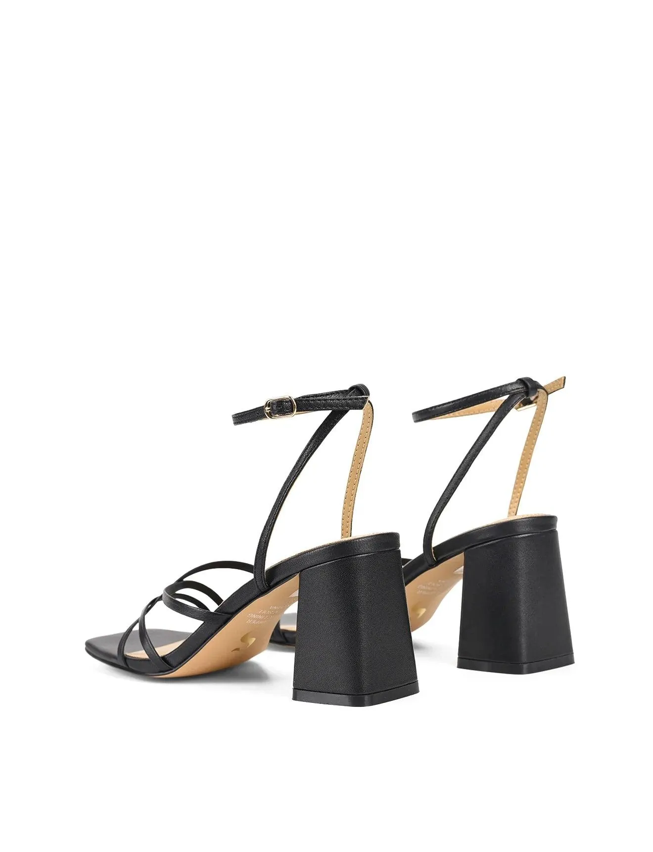 SIREN STRAUS BLOCK HEEL SANDALS